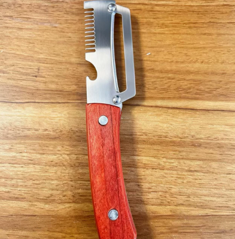 🔥Last day! Buy one, get one free—buy more, get more—wooden-handled julienne peeler!🔥
