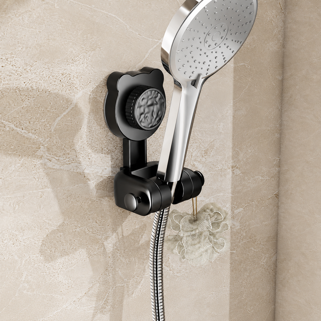 No-Drill Suction Shower Head Holder