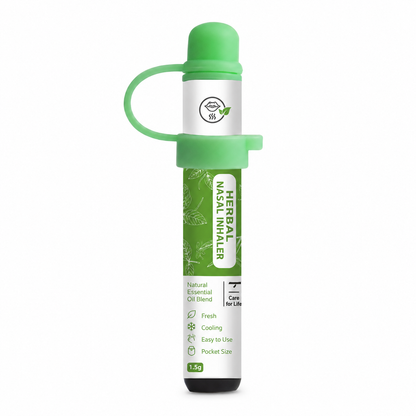 Plant-Based Herbal Nasal Inhaler – 4 Refreshing Scents