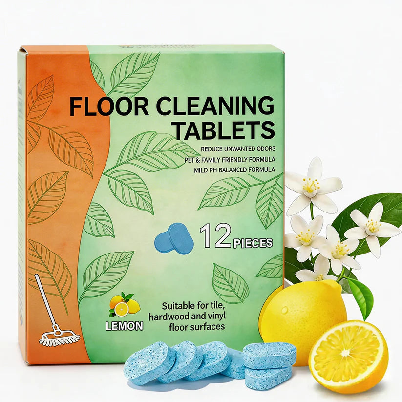 Efficient Floor Cleaning Tablets (Lemon Scent)