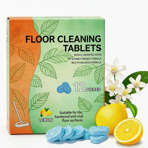 Efficient Floor Cleaning Tablets (Lemon Scent)