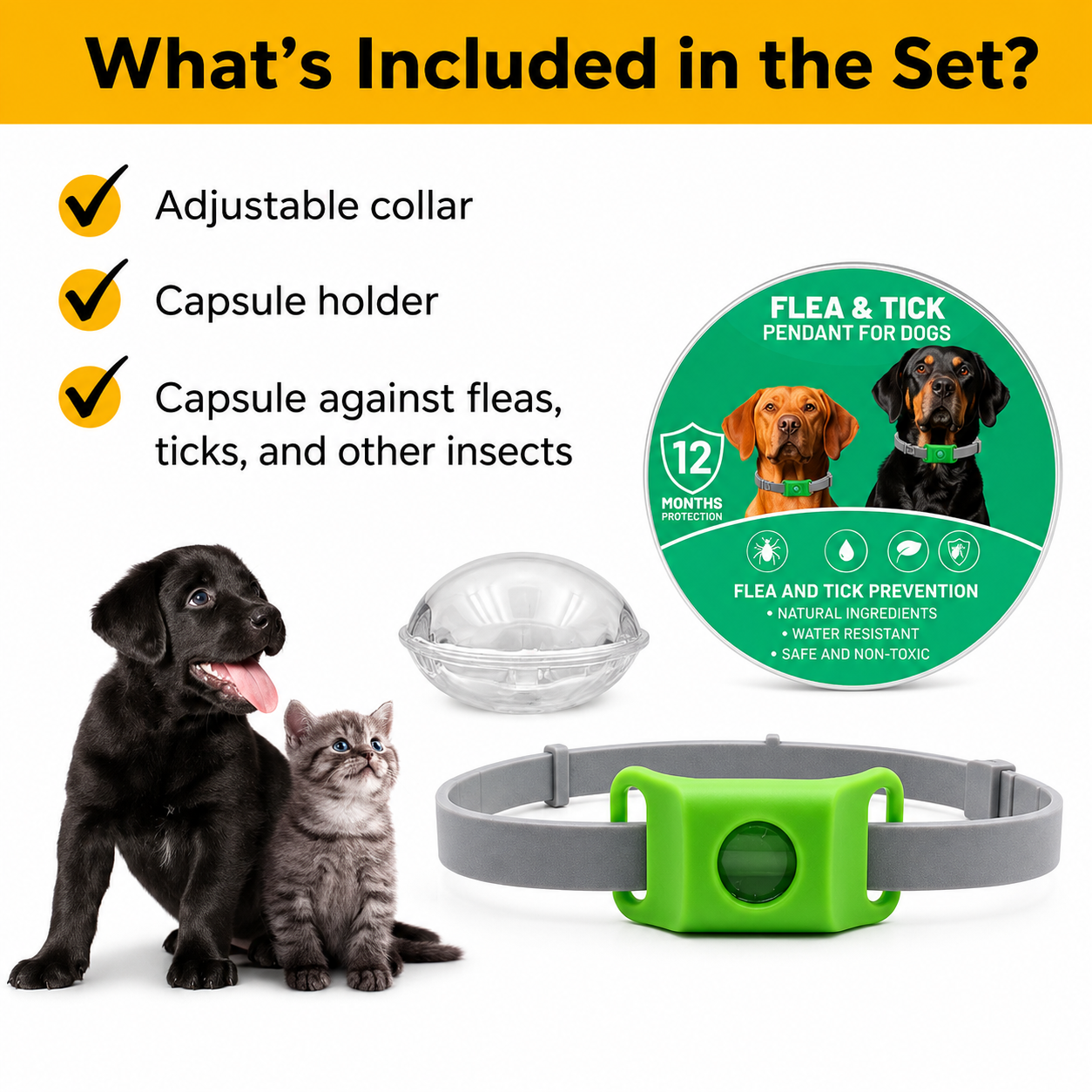 🔥Buy More Get More free Pet flea and tick collars🔥