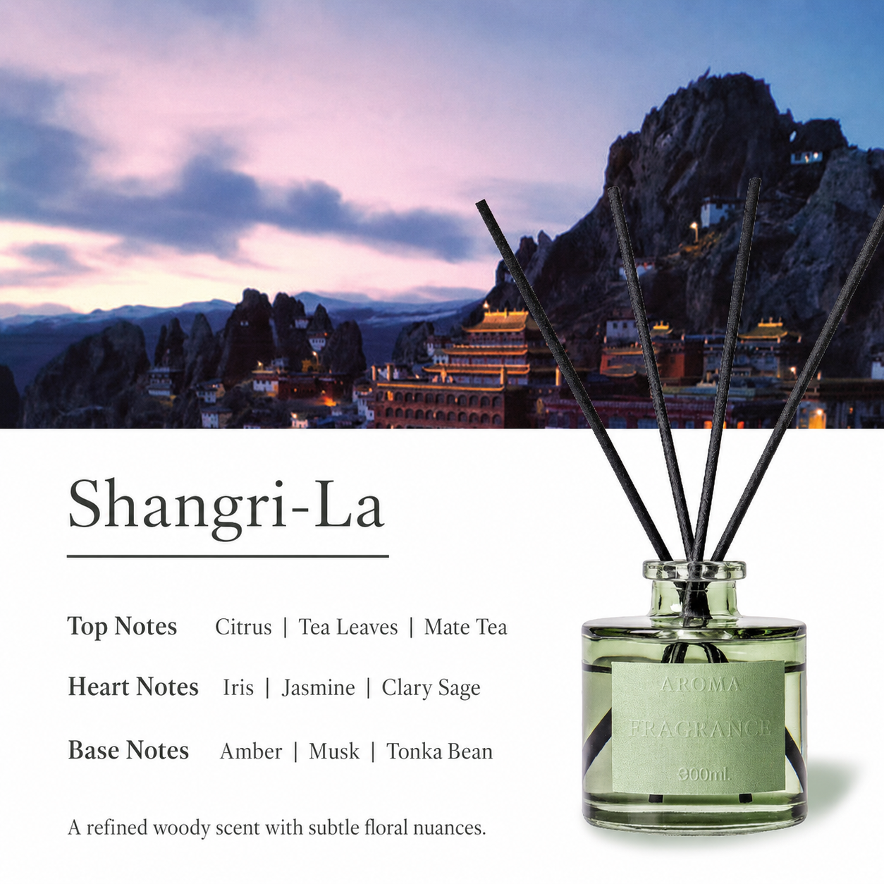 Flame-Free Reed Diffuser