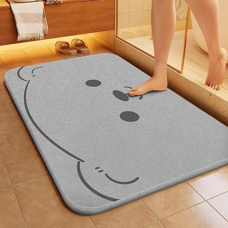 Soft Diatom Mud Quick-Dry Bath Mat