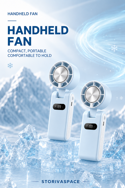 🔥Last day of limited-time event  Handheld cooling semiconductor mini fan🔥