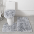 Tie-Dye Plush Bathroom Rug Set
