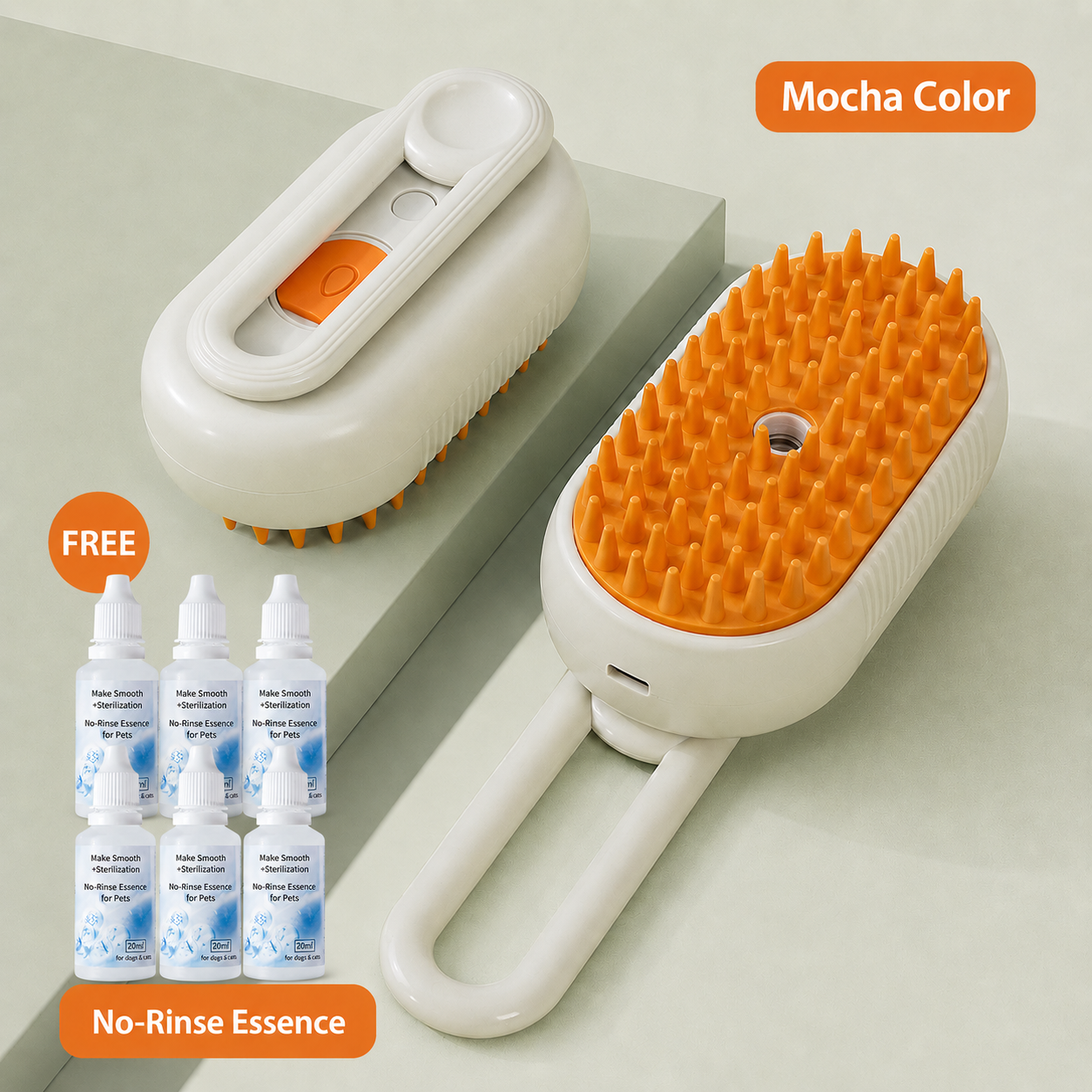 1 hair brush + 6 bottles of conditioning solution