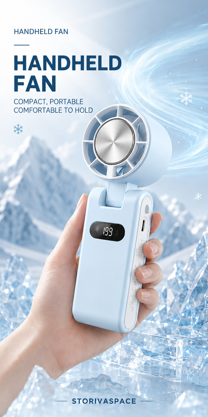 🔥Last day of limited-time event  Handheld cooling semiconductor mini fan🔥