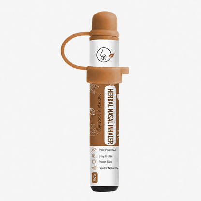 Plant-Based Herbal Nasal Inhaler – 4 Refreshing Scents