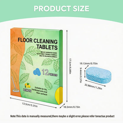 Efficient Floor Cleaning Tablets (Lemon Scent)